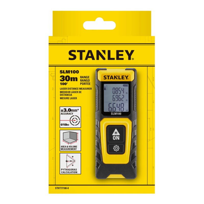 Stanley Entfernungsmesser SLM100 bis 30m STHT77100-0
