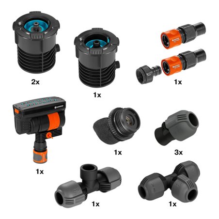 GARDENA Sprinklersystem Start-Set Pipeline mit Viereckregner