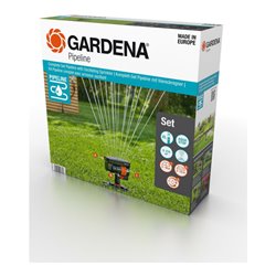 GARDENA Sprinklersystem Komplett-Set Pipeline mit Viereckregner