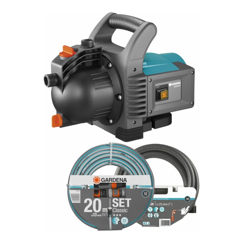 GARDENA Gartenpumpe 3500/4 Set