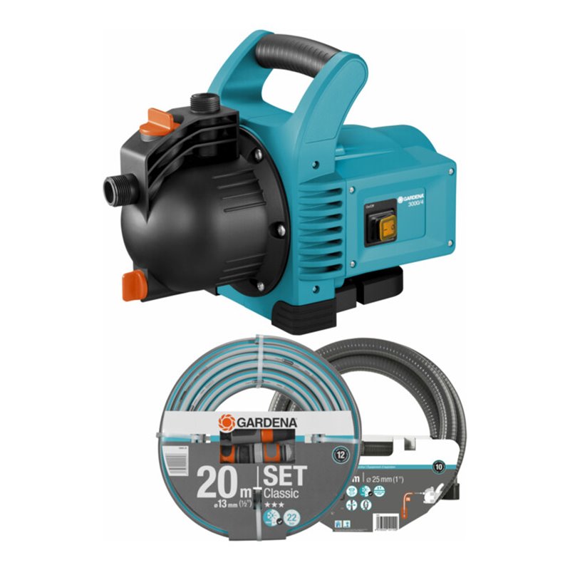 GARDENA Gartenpumpe 3000/4 Set