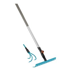 GARDENA combisystem-Komplettangebot (Rechen + Grubber + Stiel)