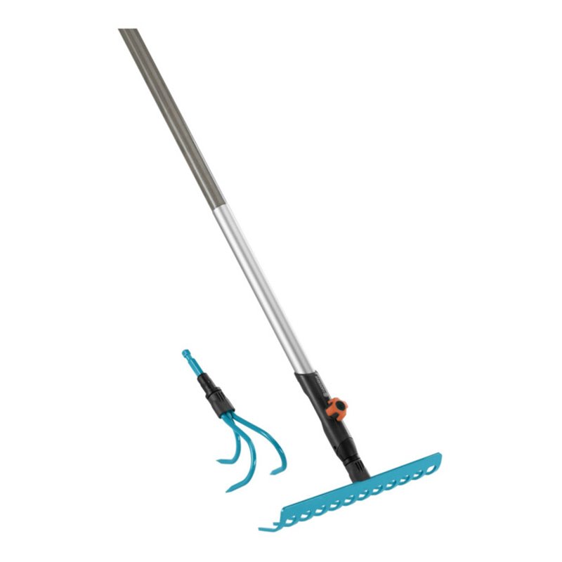 GARDENA combisystem-Komplettangebot (Rechen + Grubber + Stiel)
