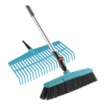 GARDENA combisystem-Komplettangebot (Straßenbesen + Rechenbesen + Stiel)