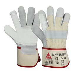 Hase Arbeitshandschuhe Schwerin Rindkernspaltleder