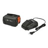 GARDENA Starter-Kit P4A PBA 18V/72 4,0 Ah + AL 1830 CV