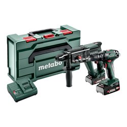 Metabo Akku Combo Set 2.3.4 18 V SB 18 + KH 18 LTX 24 metaBOX 165 L