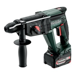 Metabo Akku-Kombihammer KH 18 LTX 24 metaBOX 165 L 18V 2x5.2Ah Li-Power + ASC 55