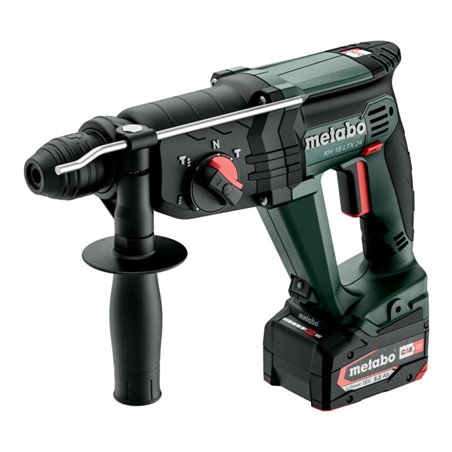 Metabo Akku-Kombihammer KH 18 LTX 24 metaBOX 165 L 18V 2x5.2Ah Li-Power + ASC 55