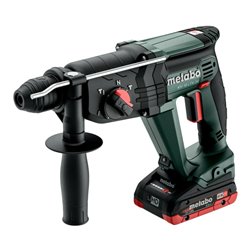 Metabo Akku-Kombihammer KH 18 LTX 24 metaBOX 165 L 18V 2x4Ah LiHD + ASC 55