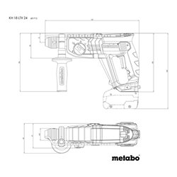 Metabo Akku-Kombihammer KH 18 LTX 24 metaBOX 165 L