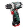 Metabo Akku-Bohrschrauber PowerMaxx BS Basic Kunststoffkoffer 12V 2x2Ah Li-Power + LC 12