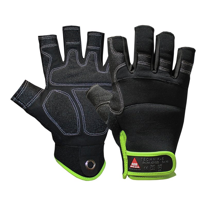 Hase Montagehandschuhe Technik, 0-Finger HiTech-Synthetikleder