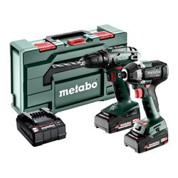 Metabo Akku Combo Set 2.8.1 18V BS 18 + SSD 18 LT 200 BL metaBOX 145 L
