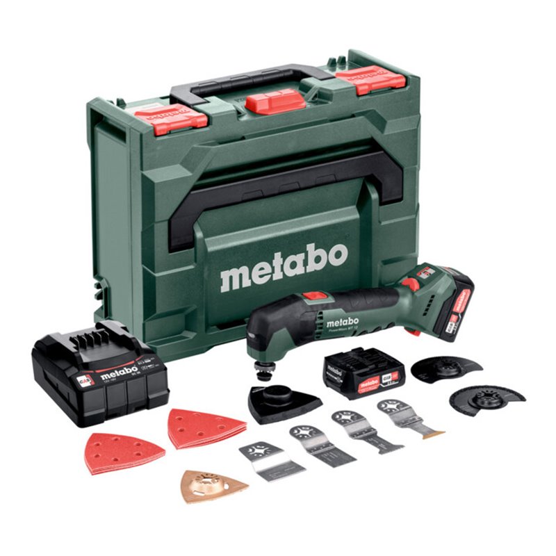 Metabo Akku-Multitool PowerMaxx MT 12 metaBOX 145 12V 2x2Ah Li-Power + SC 30