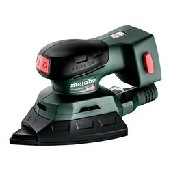 Metabo Akku-Multischleifer PowerMaxx SMA 12 BL mit 100 x 150 mm Schleifplatte metaBOX 215