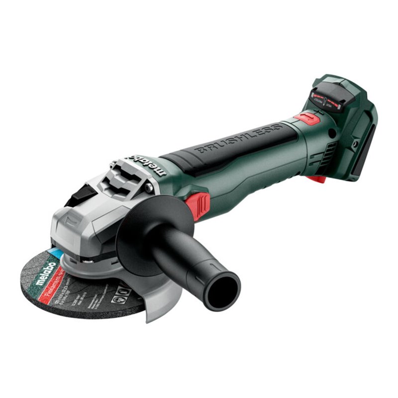 Metabo Akku-Winkelschleifer W 18 LT BL 11-125 mit drehbarem Akkupack Karton