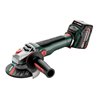 Metabo Akku-Winkelschleifer WB 18 LT BL 11-125 Quick metaBOX 165 L 18V 2x5.2Ah Li-Power + ASC 55