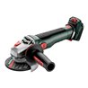 Metabo Akku-Winkelschleifer WVB 18 LT BL 11-115 Quick mit Bremse, Drehzahlregelung, Schnellspannmutter, drehbarem Akkupack metaB