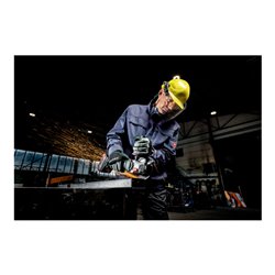 Metabo Akku-Winkelschleifer WVB 18 LT BL 11-115 Quick mit Bremse, Drehzahlregelung, Schnellspannmutter, drehbarem Akkupack metaB