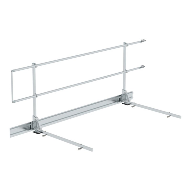 Munk Ausstiegsgeländer seitlich Trapezblech / Blechdach