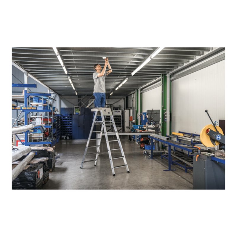 Munk Sicherheits-Stufen-Stehleiter 2x8 Stufen