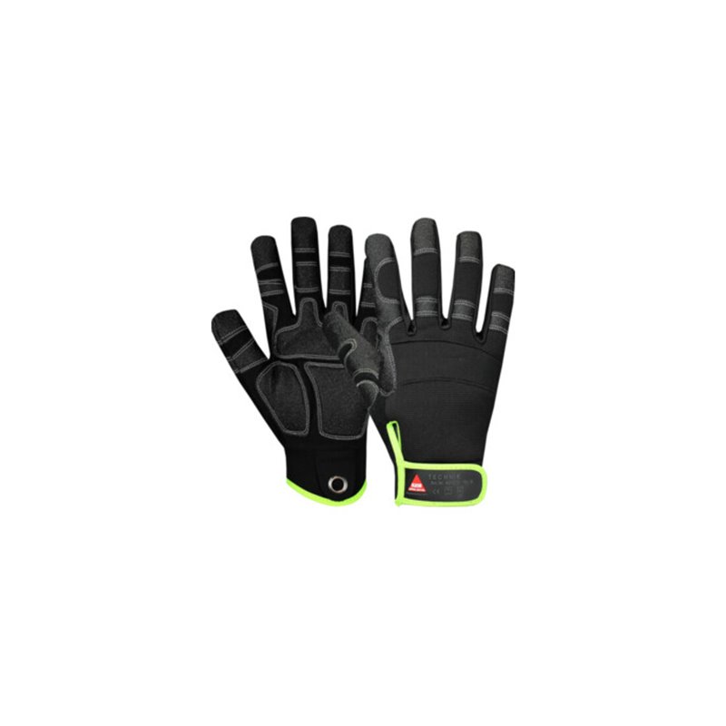 Hase Montagehandschuhe Technik, 5 Finger HiTech-Synthetikleder