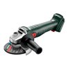 Metabo Akku-Winkelschleifer W 18 L 9-125 Quick mit Schnellspannmutter metaBOX 165 L