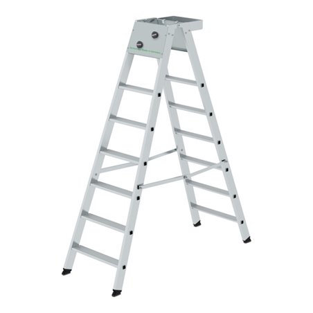 Munk Sicherheits-Stufen-Stehleiter 2x6 Stufen