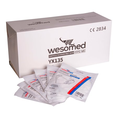 Hase Einweg-Atemschutzmaske WESOMED FFP2 NR