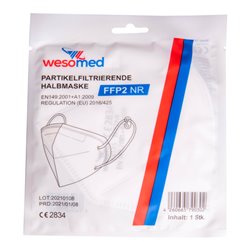Hase Einweg-Atemschutzmaske WESOMED FFP2 NR