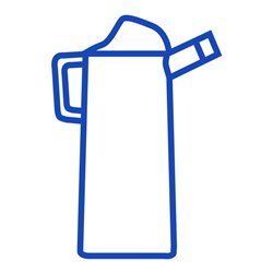 Hünersdorff Ölmaßgefäße aus HD-PE, 5.000 ml naturfarben