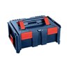Hünersdorff BoxOnBox M Werkzeugkoffer aus ABS dunkelblau/rot, Innenmaße 300x400x150 mm