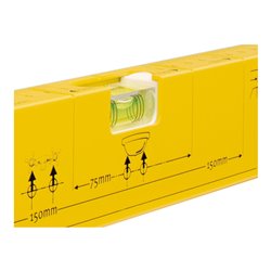 STABILA Wasserwaage Type 80 M Installation,mit Seltenerd-Magnetsystem und Markierungshilfen