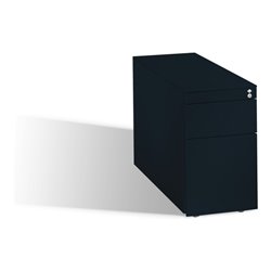 C+P Rollcontainer SmallAsisto H570xB330xT800mm schwarzgrau, 33kg