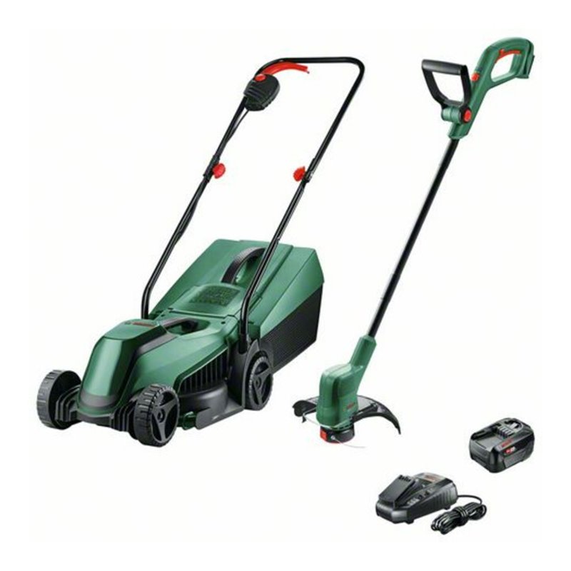 Bosch Akku-Rasenmäher 18V Lawncare Set