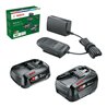 Bosch Systemzubehör 18 Volt Lithium-Ionen Starter-Set 18V (2.0 Ah + 4.0 Ah + AL 18V-20)