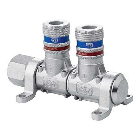 CEJN Multi-Link-System eSafe mit Sicherheits-Stahlkupplung, Anzahl Verteileranschlüsse: 2