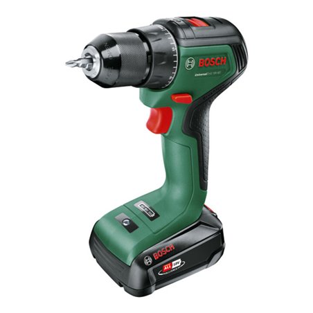 Bosch Akku-Zweigang-Bohrschrauber UniversalDrill 18V-60: 1 Akkupack PBA 18V 2,0Ah W-B