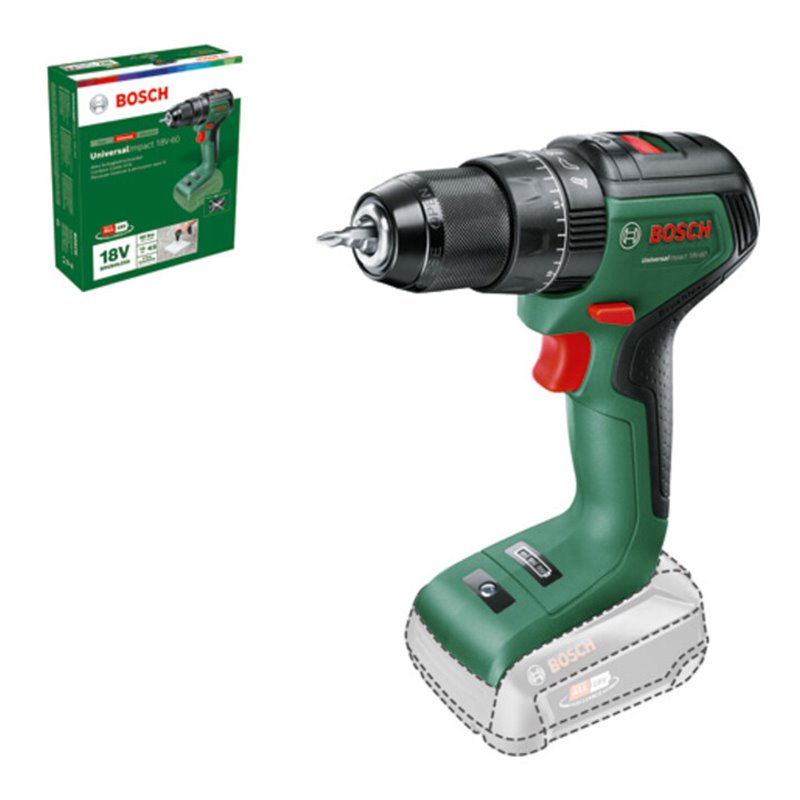 Bosch Akku-Zweigang-Schlagbohrschrauber UniversalImpact 18V-60