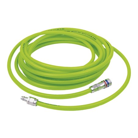 CEJN PU Schlauchset High Vis mit Sicherheits-Stahlkupplung eSafeDurchmesser 8x12 mm, nutzbare Schlauchlänge: 10 m