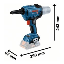 Bosch Akku-Nietpistole GRG 18V-16 C: 2 Akkus ProCORE18V 4,0Ah, L-BOXX