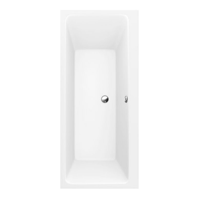 V&B Rechteck-Badewanne SUBWAY 180x80cm, weiß