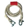 Auto-Abschleppseil 2500kg Sisal Schäkel/Schäkel L.400cm D.16mm