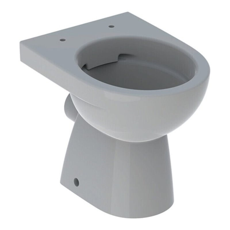 Geberit Stand-WC, Tiefspüler Renova Ab. hor, teilgeschl. F., rimfr., manhatt