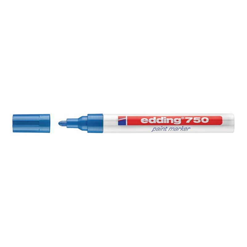 Lackmarker 750 blau Strich-B.2-4mm Rundspitze EDDING