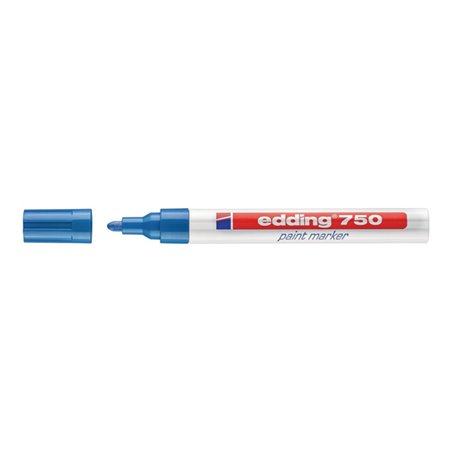 Lackmarker 750 blau Strich-B.2-4mm Rundspitze EDDING