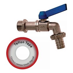 Kugelauslaufventil Set MessingIG Nenn-Gr.mm 10 AG 1/2 Zoll Nenn-Gr.1/2 Zoll GEKA