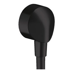 hansgrohe Wandanschluss Fixfit o. Kugelgel. u. Rückflussverh., matt-sw
