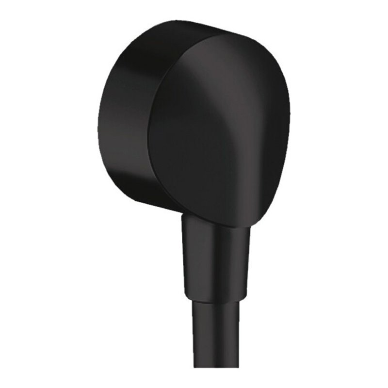 hansgrohe Wandanschluss Fixfit o. Kugelgel. u. Rückflussverh., matt-sw